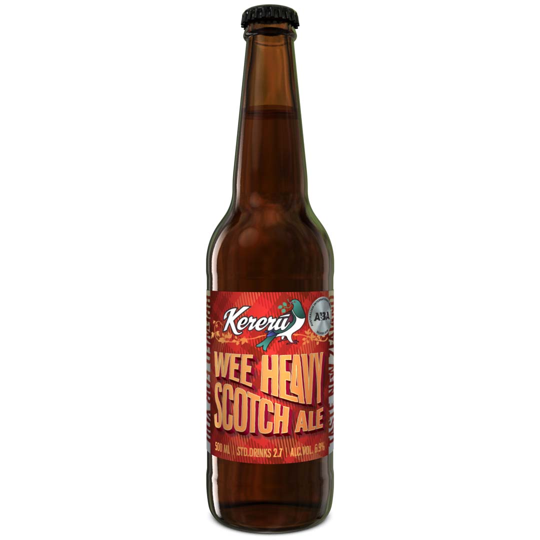 Wee Heavy Scotch Ale Malty and Sweet Amber Beer Kereru Brewing