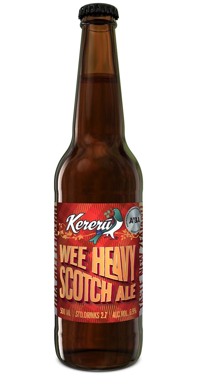 Wee Heavy Scotch Ale Malty and Sweet Amber Beer Kereru Brewing