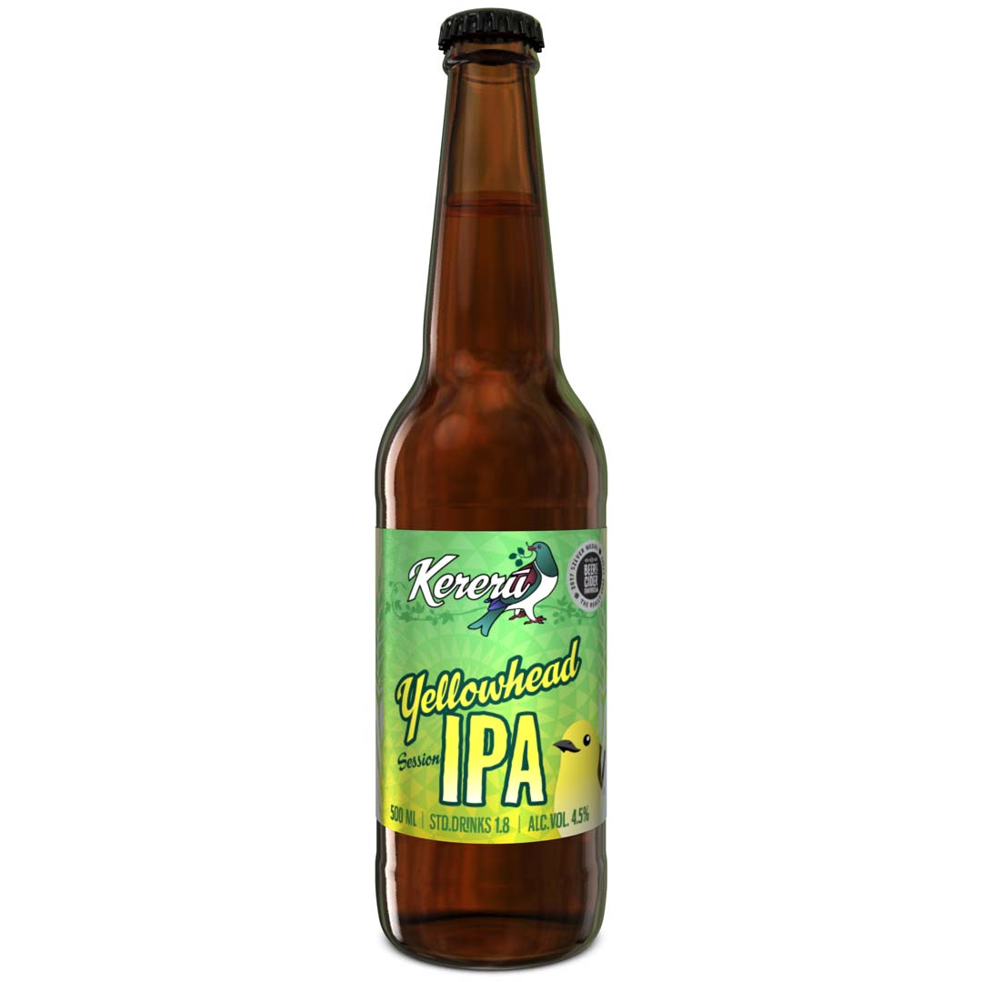 Yellowhead IPA - Retired Gold Beer - Kereru Brewing