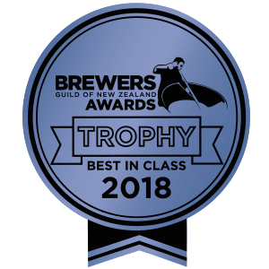2018 Trophy for Best in Class Medal - Brewers Guild of New Zealand Awards