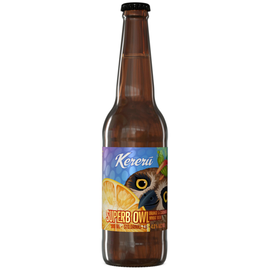 Superb Owl Orange & Cardamom Wheat Beer Beer Kereru Brewing