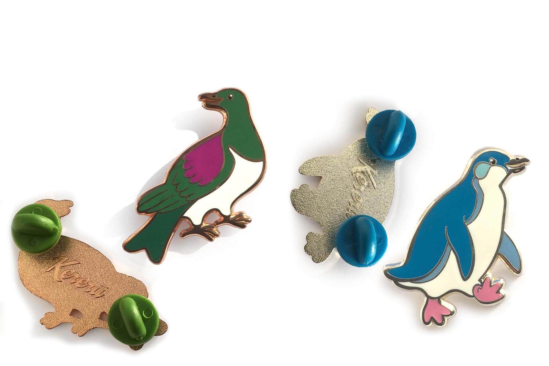 Kereru Craft Beer New Zealand Enameled Clothing Pin