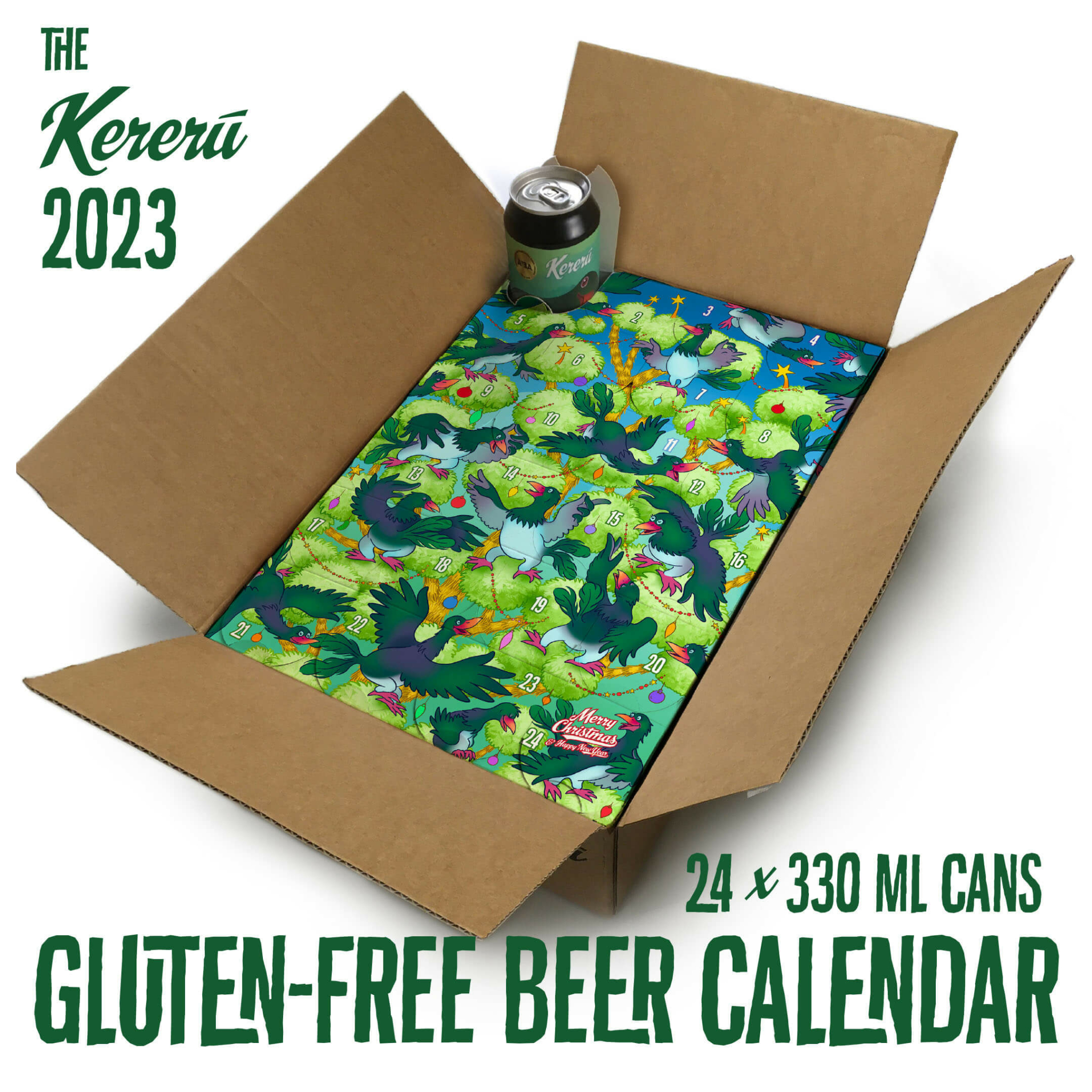 GF Beer Advent Calendar Christmas Beer Kereru Brewing