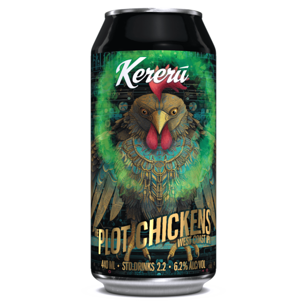 Plot Chickens West Coast IPA Kereru Brewing