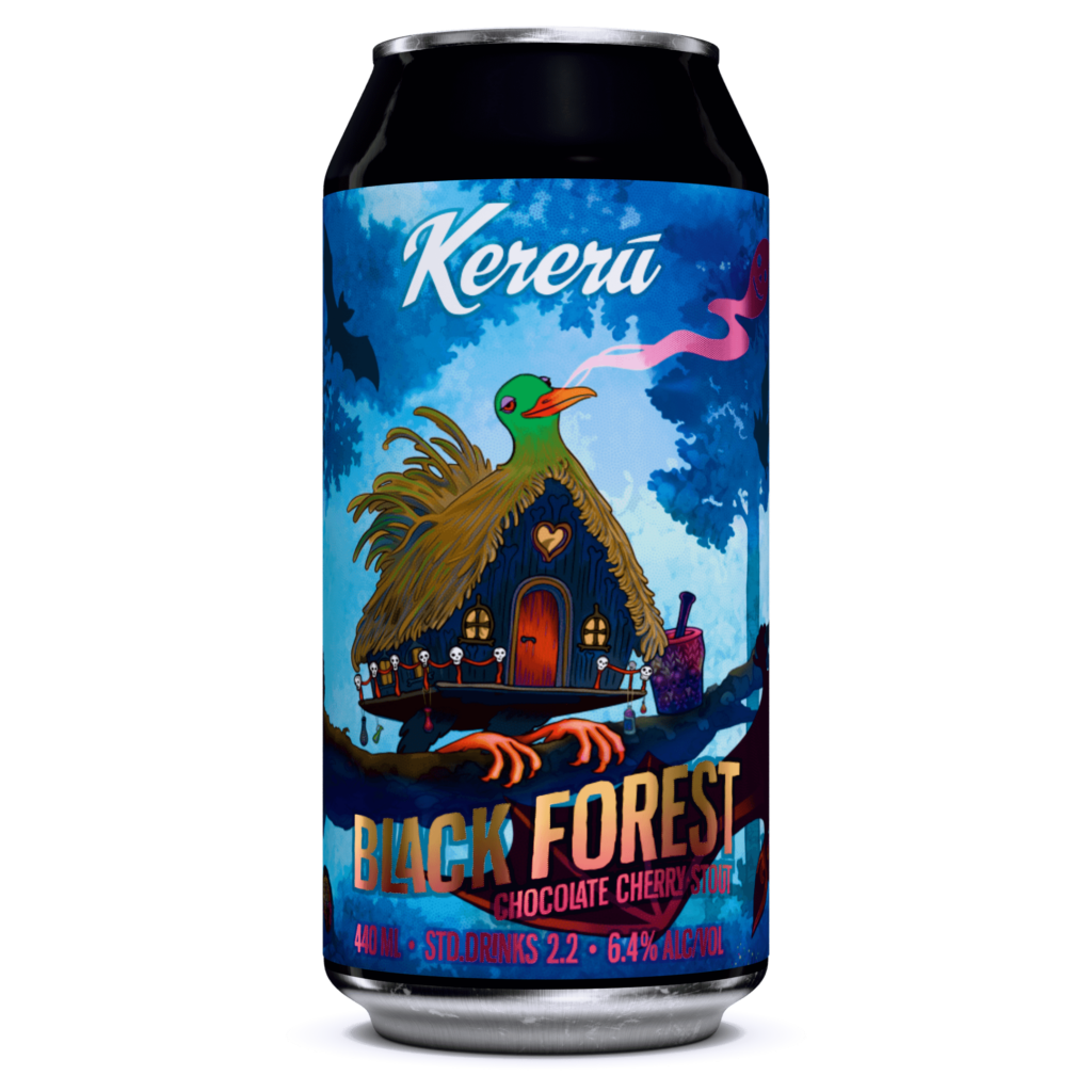 Black forest chocolate cherry stout kereru brewing